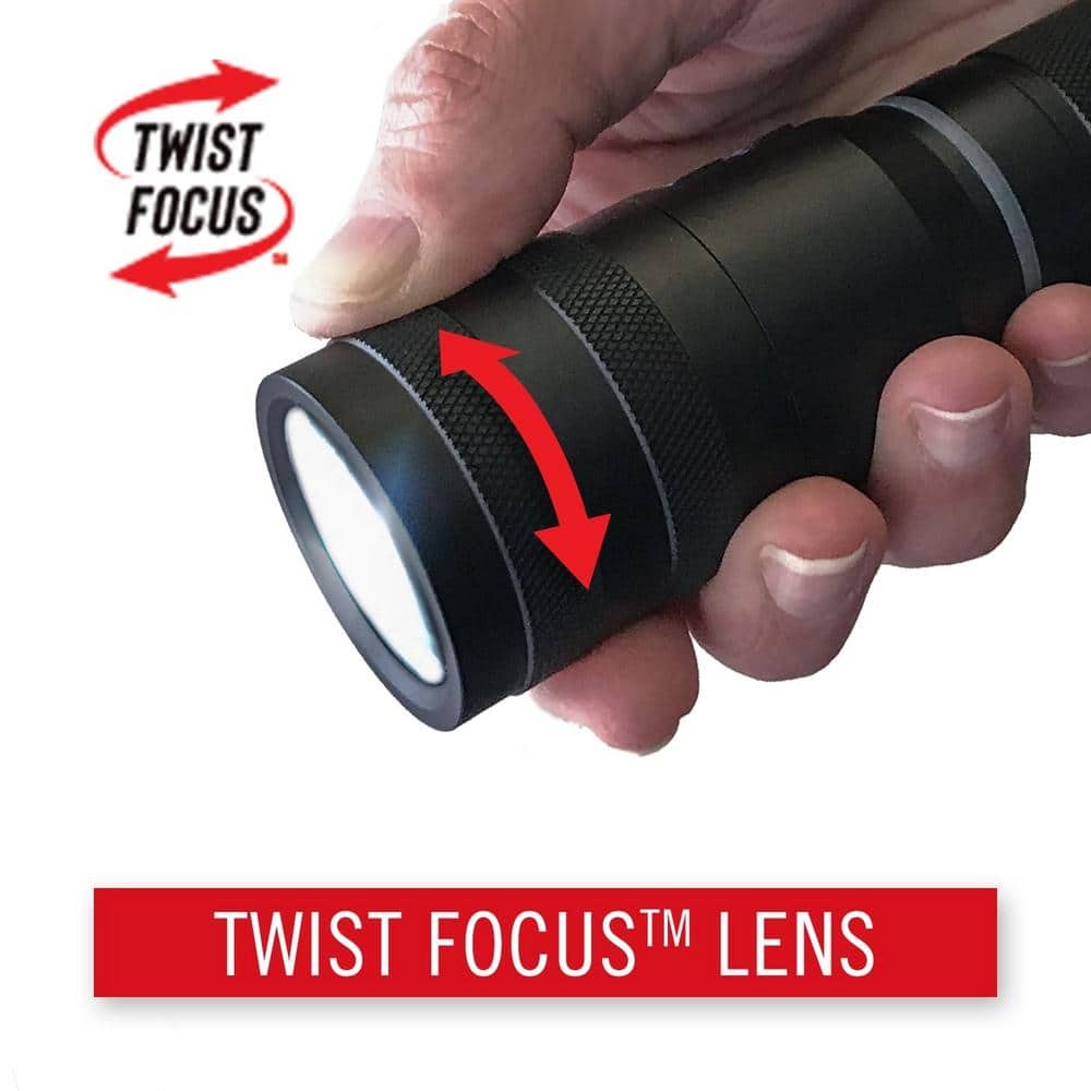 Rechargeable Handheld Flashlight 1000 Lumens with Focus & Water Resistance
