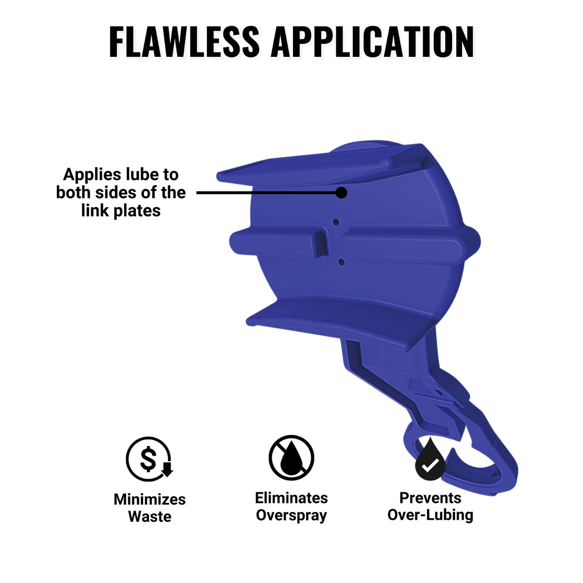 Motorcycle Chain Lubrication Tool for Precise Application - Multiple Sizes