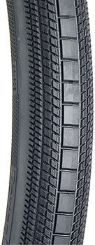 24 x 2.1 Bicycle Tire - Clincher, BMX Race, Wire Bead, Black