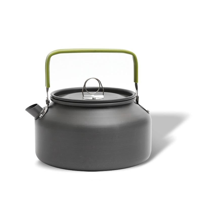 Portable Aluminum Camping Kettle 0.8L-2.5L for Hiking, Picnic & Travel