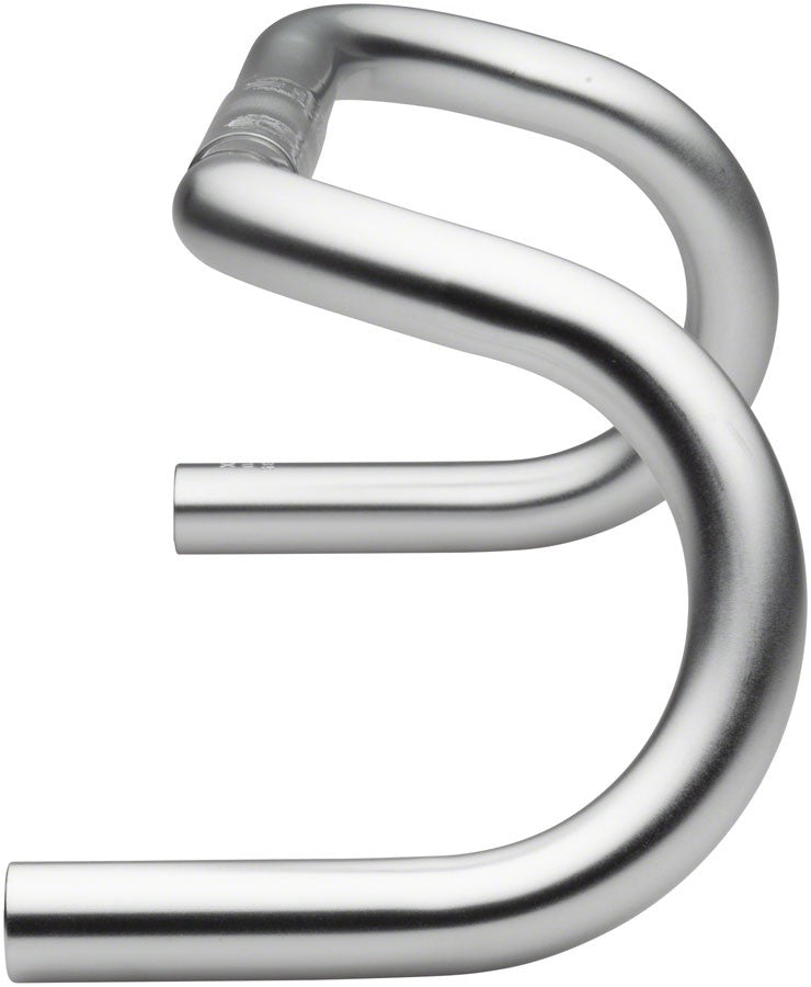 Nitto Randonneur 42cm Aluminum Drop Handlebar - Traditional Bend, Silver