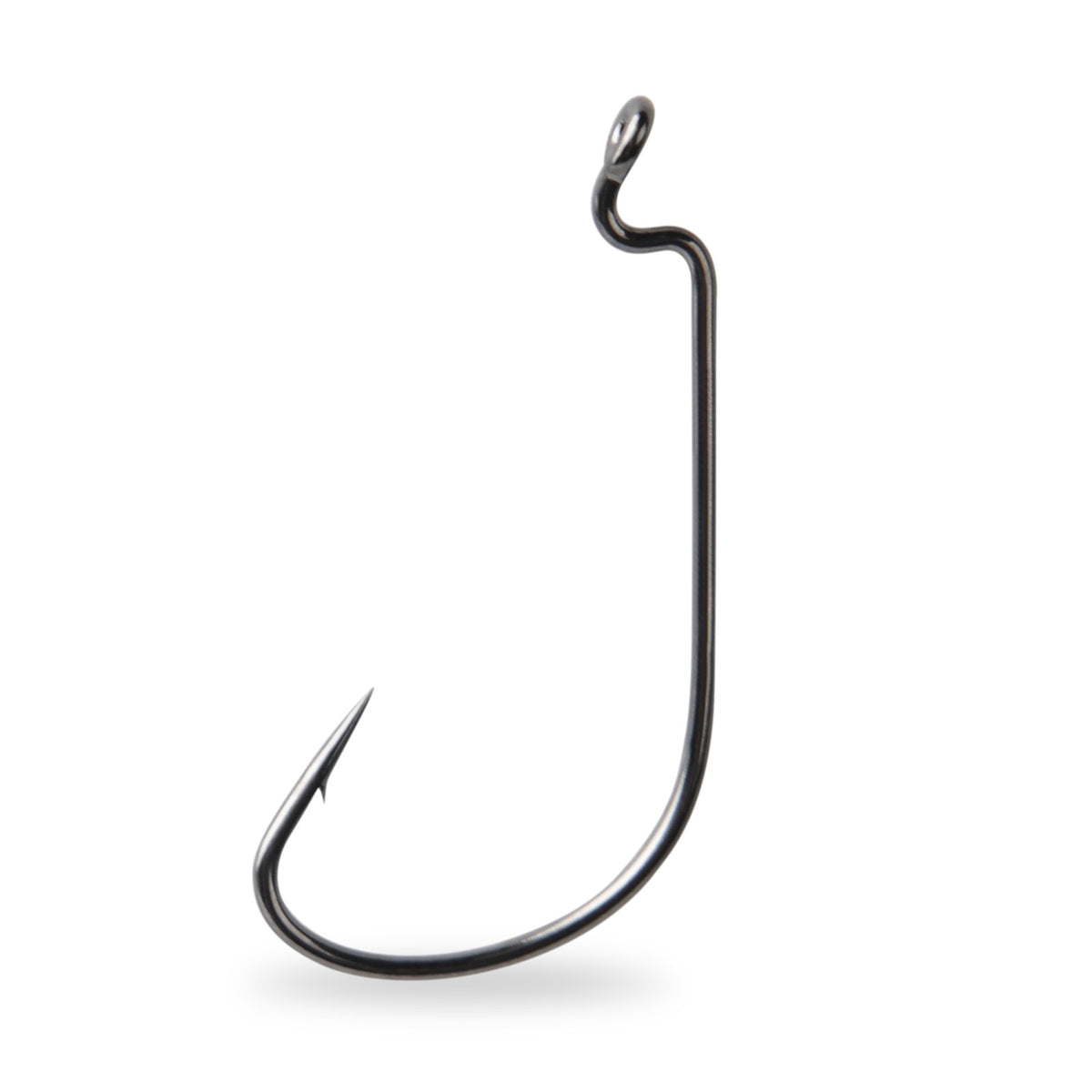 Fishing Hooks Wide Gap Offset Worm Hook for Bass & Walleye - Multiple Sizes & Packs