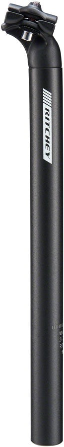 Bicycle Seatpost 27.2mm x 400mm 2-Bolt Clamp Alloy Black