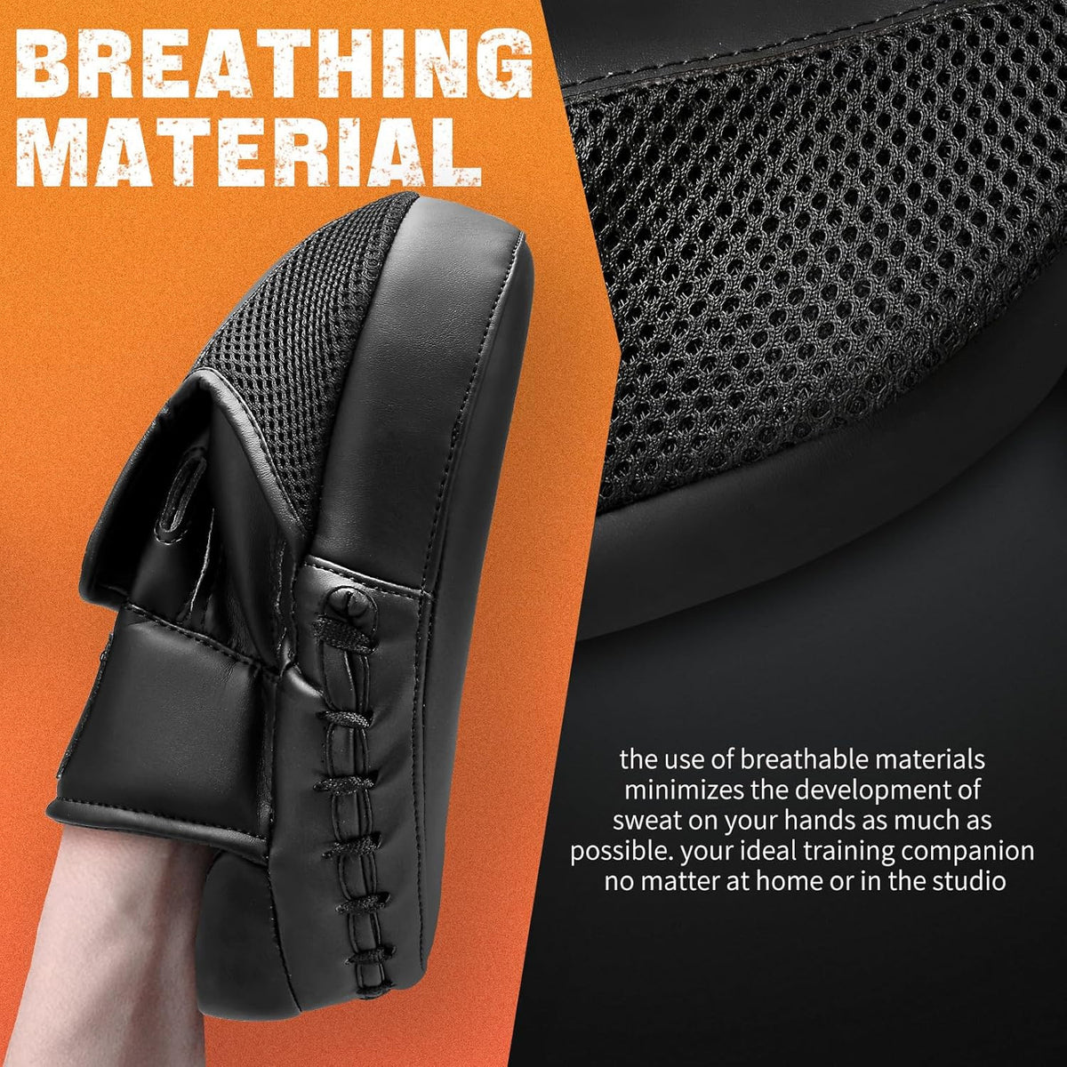 Leather Boxing Pads for Men Women Kids Focus Mitts Martial Arts Training Equipment