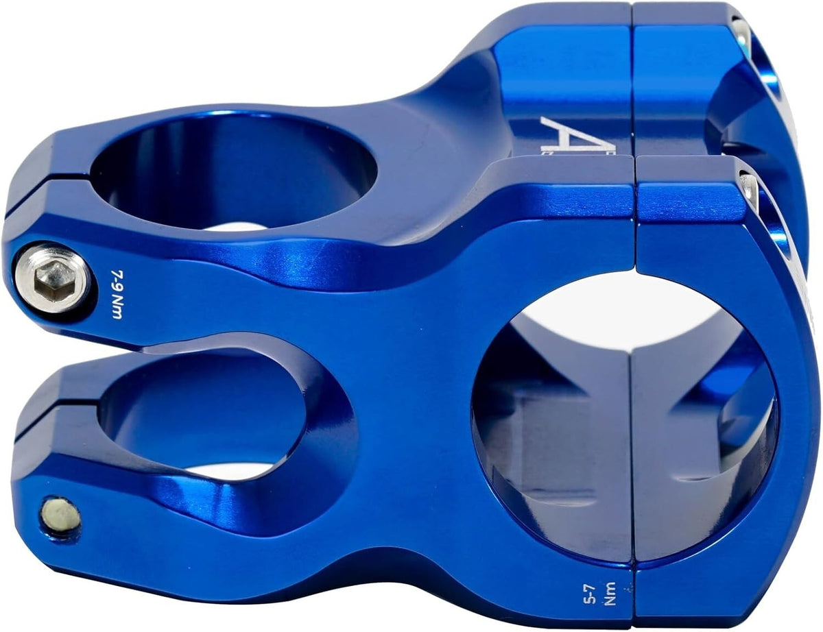 Mountain Bike Stem 31.8mm Blue +/- 8 Degree MTB Bicycle Handlebar Stem