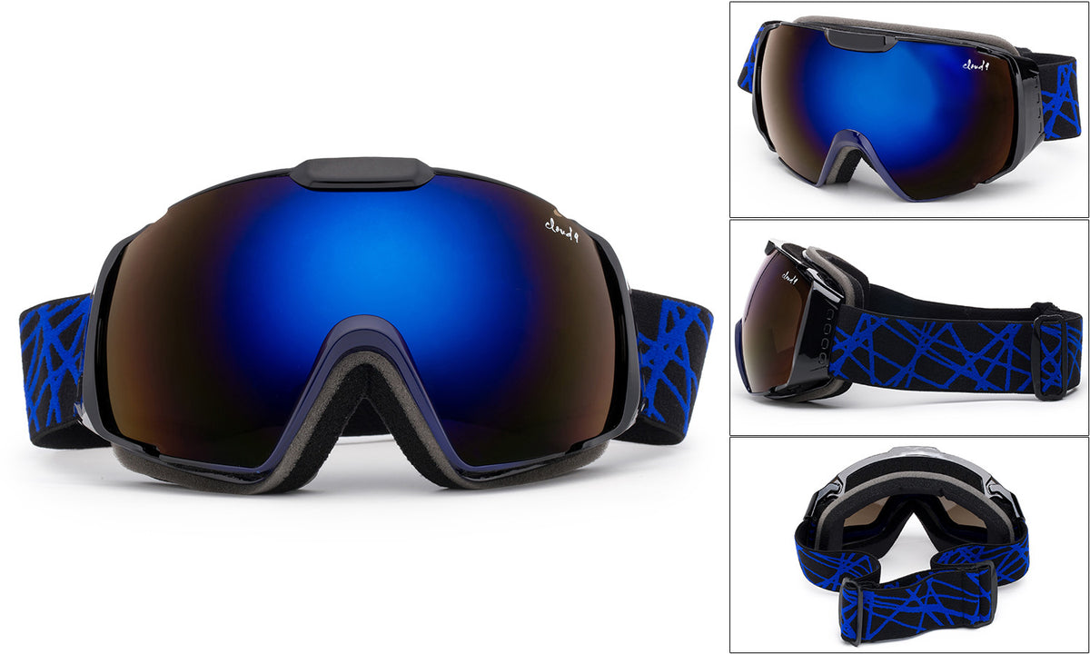 Kids Snow Ski Goggles Dual Lens Youth Ski Goggle with Pouch - Multiple Colors