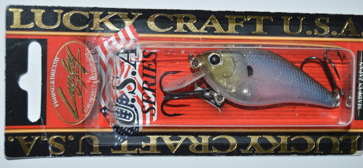 Fishing Lure Flat Sided Crankbait 1.5-3/8oz Ghost Minnow