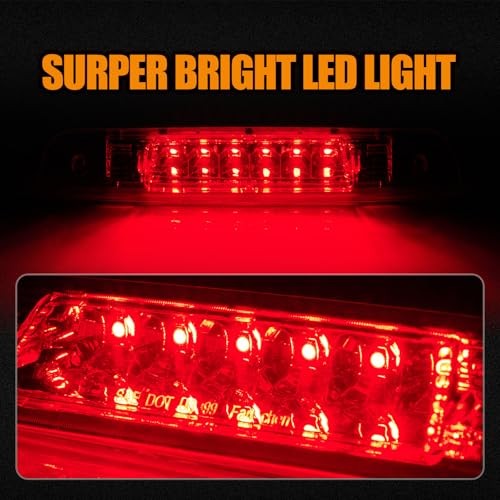 LED Third Brake Light for Toyota Highlander 2001-2003 - Waterproof High Mount Rear Lamp