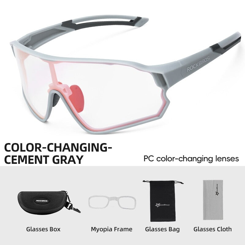 Polarized & Photochromic Cycling Sunglasses UV400 Protection Sport Glasses