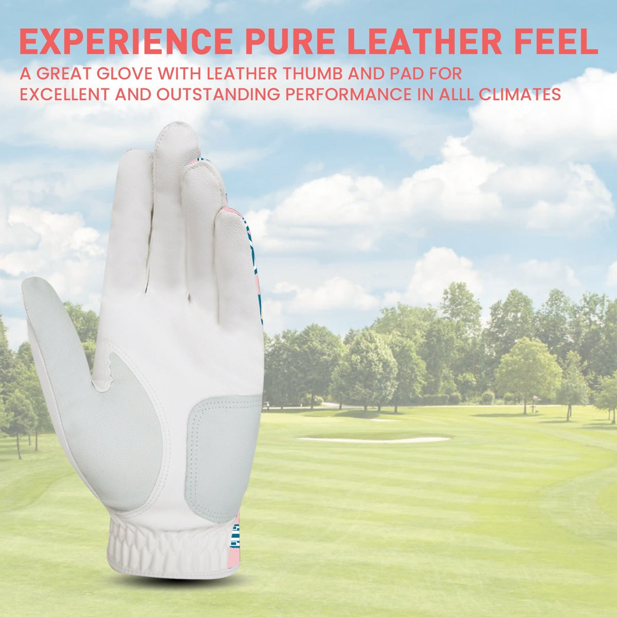 Women’s Golf Gloves with Ball Marker 2 Pack Breathable & Comfortable