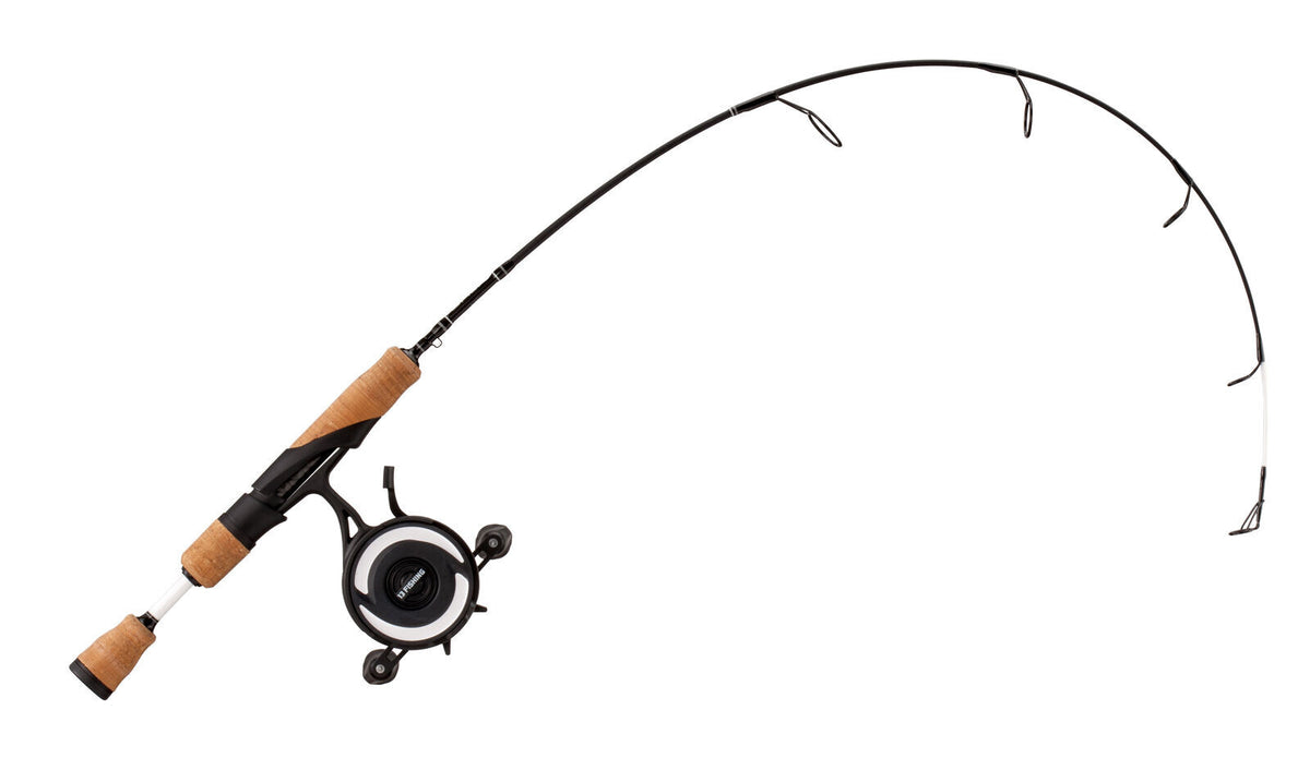 Ice Fishing Combo Rod and Reel 28" Medium Heavy LH Retrieve