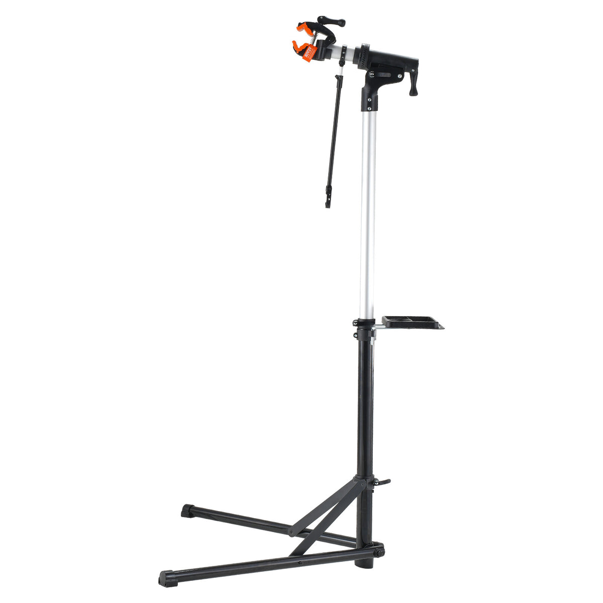 Bike Repair Stand Heavy-Duty Aluminum Folding Bicycle Work Stand with Adjustable Height and 66LBS Capacity