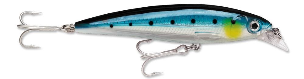 Saltwater Fishing Lure 4 Inch X-Rap SXR-10 Ripbait with 3X Steel Hooks