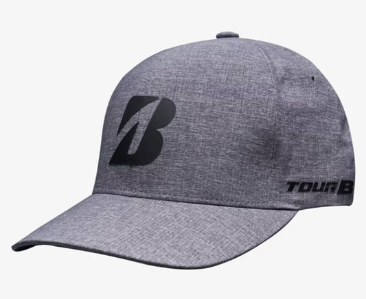 Golf Fitted Cap Mens Tour B Delta Stretch Flexfit Hat Blue L/XL