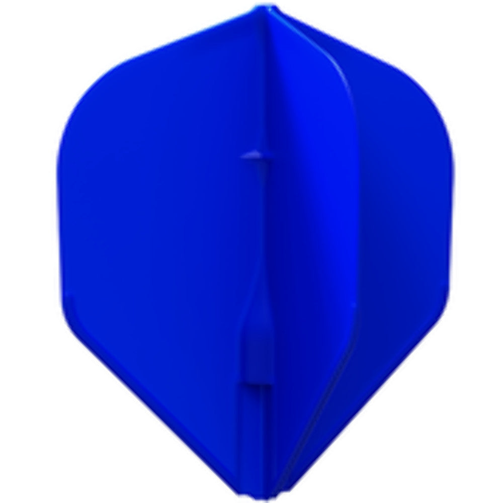 Dart Flights L-Style L1EZ Champagne Blue - Standard, Integrated Champagne Rings, 3 Pack