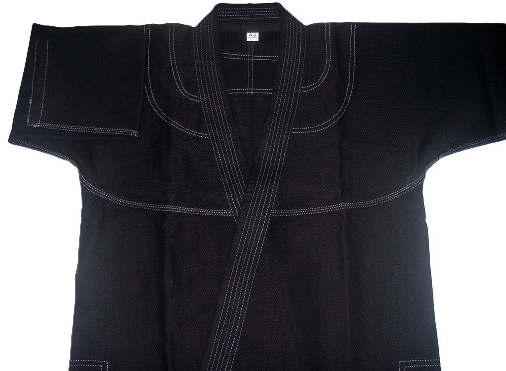 Martial Sports Brazilian Jiu Jitsu Gi Uniform - Black/Gray, Free Belt & Shipping