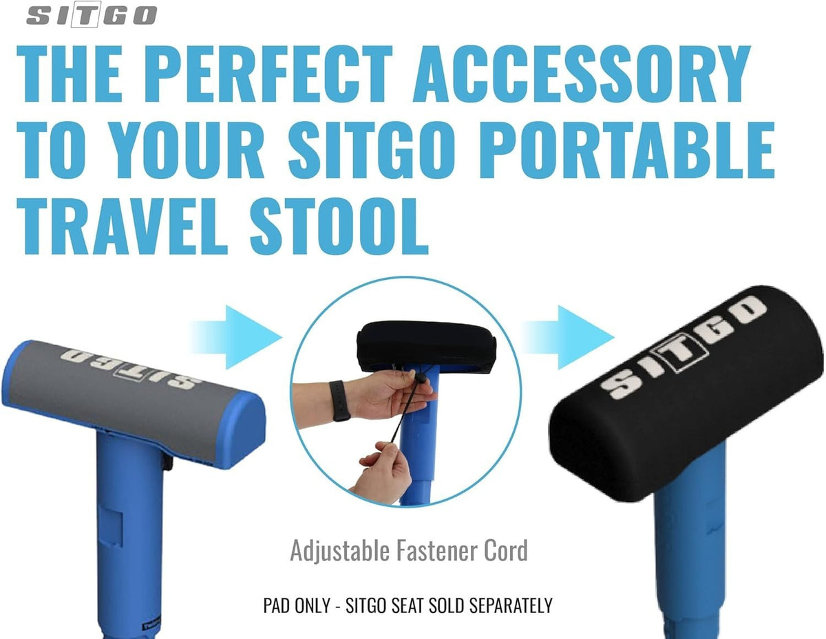 Portable Seat Cushion Pad for SitGo Travel Stool - Extra Comfort Support