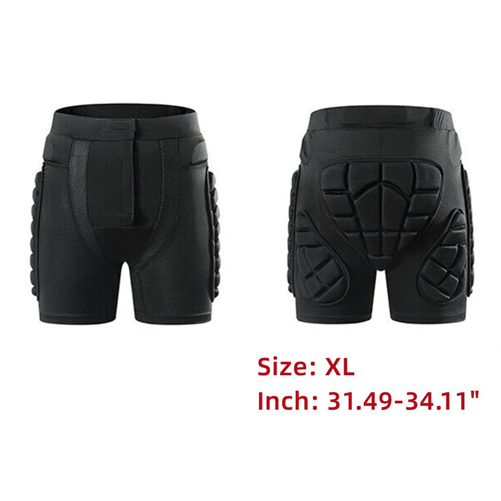 3D EVA Hip Padded Impact Shorts for Ski Snowboard Skateboard Protection