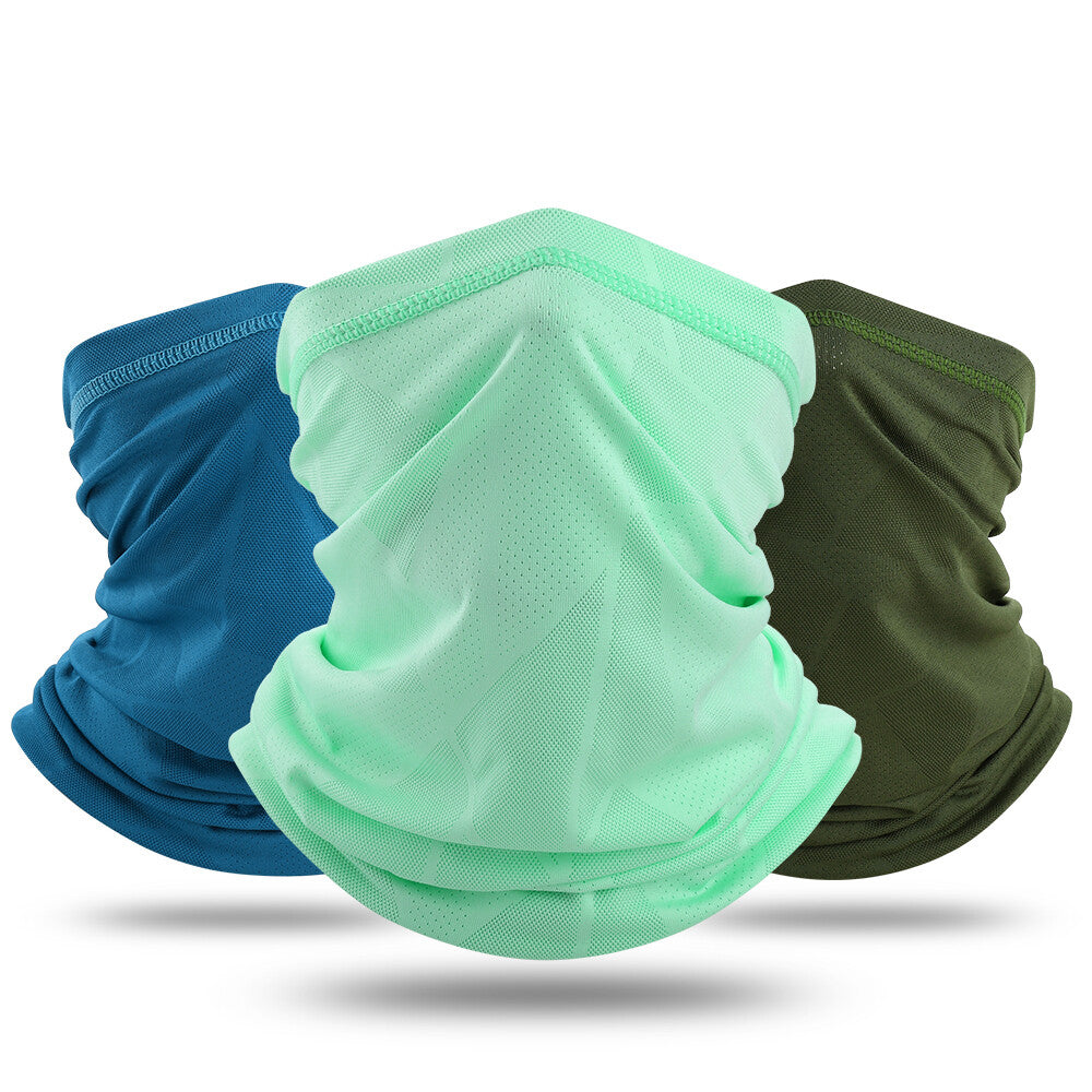 Breathable Summer Neck Gaiter Face Mask for Men Women Outdoor Sports