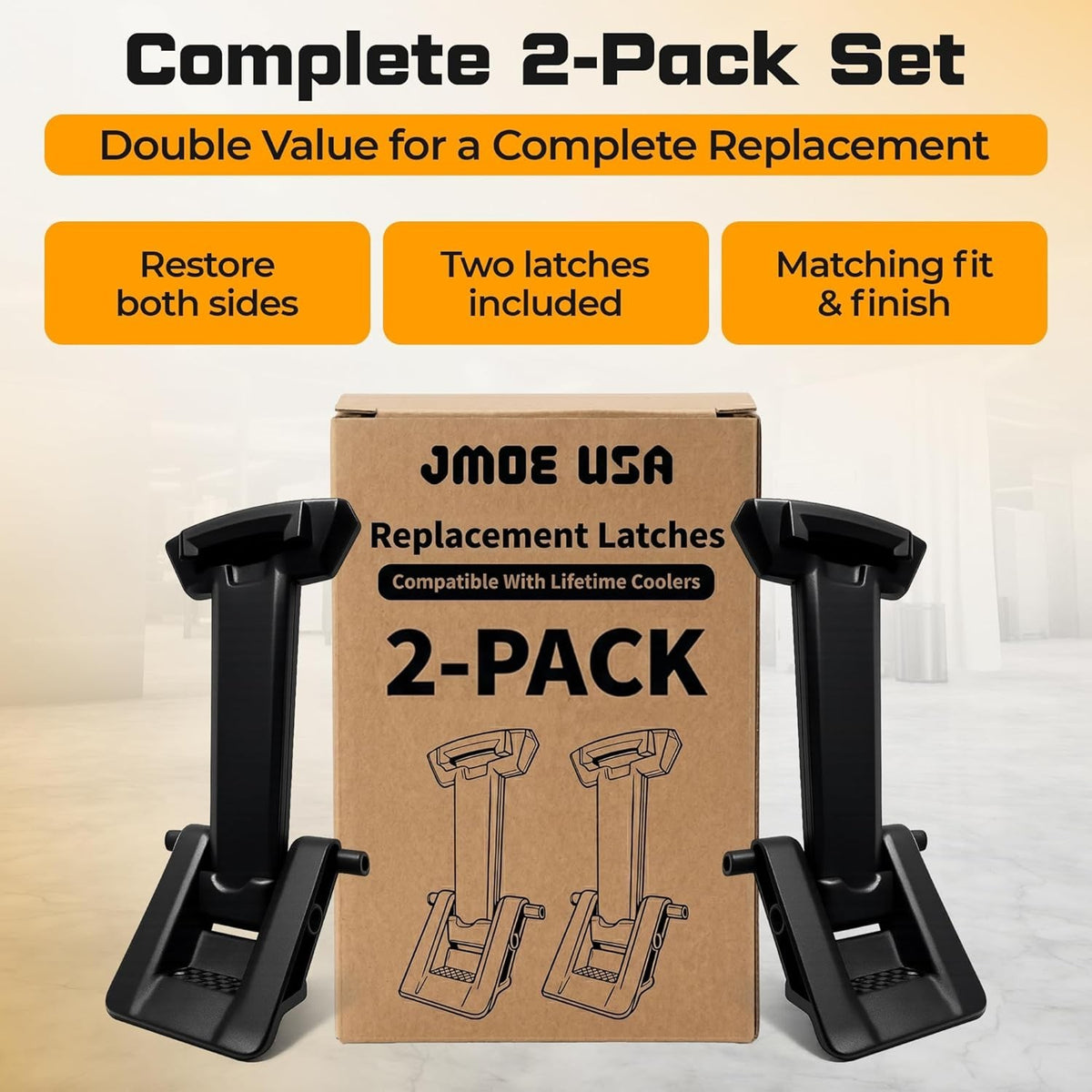 Replacement Cooler Latches for Lifetime Coolers - 2 Pack