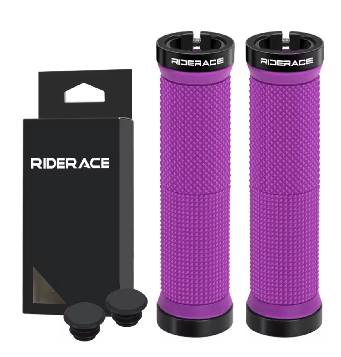 Lock-On Bicycle Handlebar Grips for Mountain Bikes - Comfortable MTB Cover