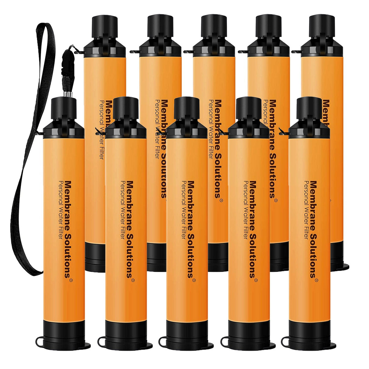 Emergency Water Filter Straws 5000L Pack - Portable Camping Hiking Survival