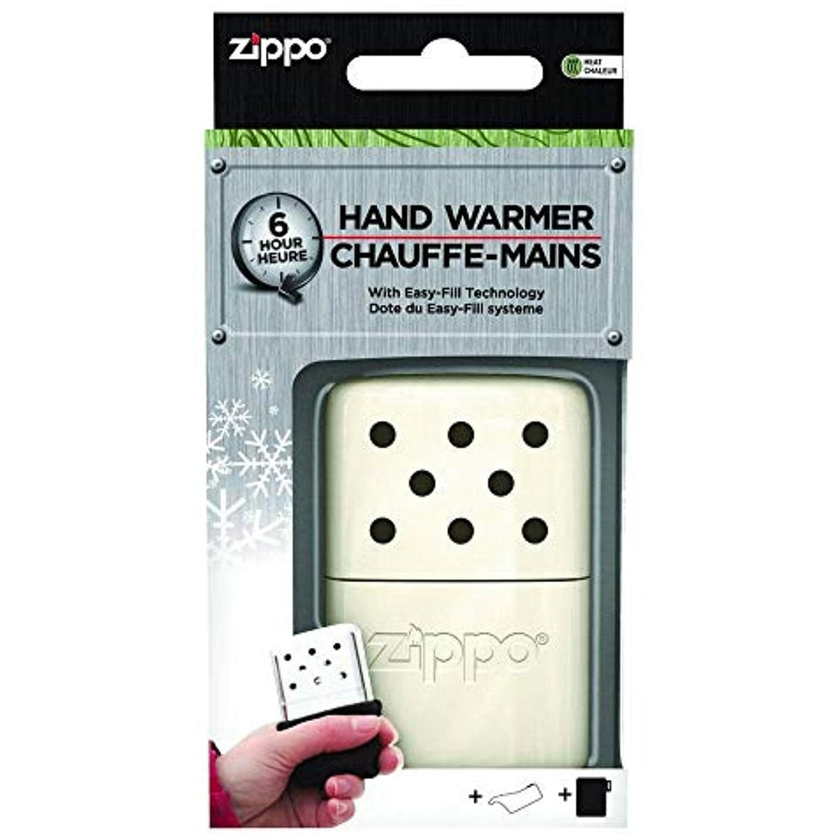 Zippo Hand Warmer - 6 Hour Flameless Reusable Pearl White