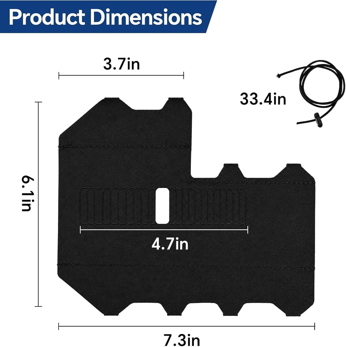 Heat-Resistant Nylon Rail Wrap Cover for Various Sizes - Protective Heat Shield