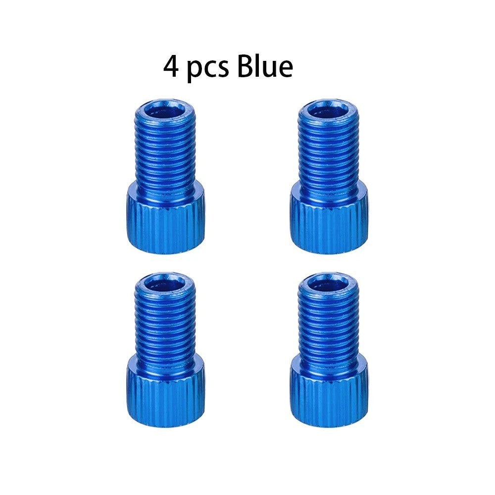 10 Color Presta to Schrader Valve Stem Adapter for Bicycle Tires