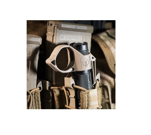 Tactical Flashlight Ring with Release and Multi-Function Grip - All Colors