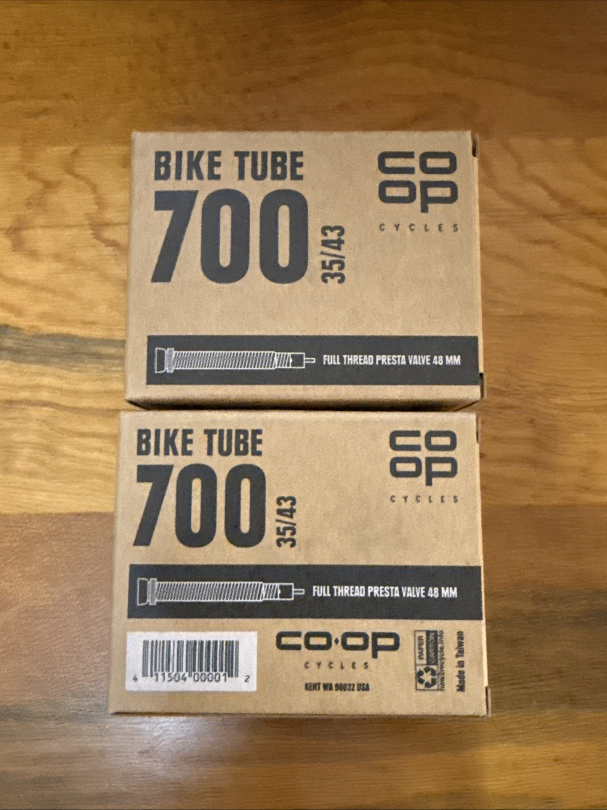 2 Pack Bicycle Inner Tubes 700C 35/43 Presta Valve Replacement