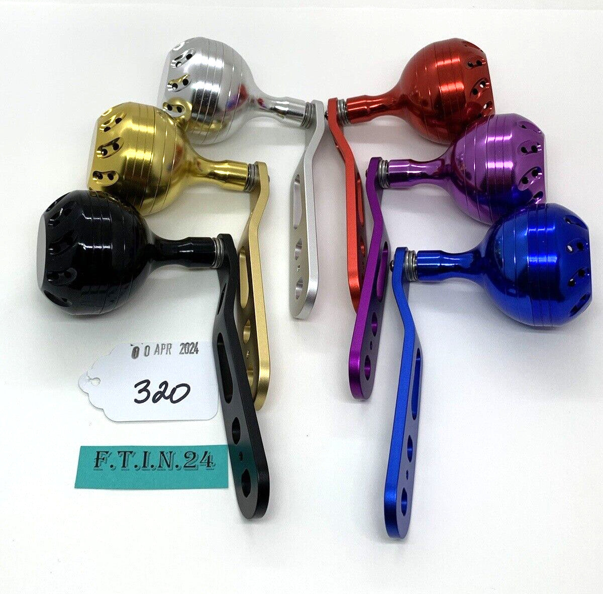 Fishing Reel Handle Power Handle FT Offset Blank for Penn 500-112 - Saltwater Upgrade