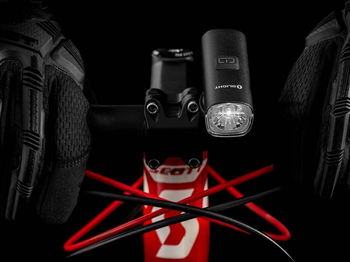 Rechargeable Bike Headlight & Tail Light Set - Waterproof, 400 Lumens