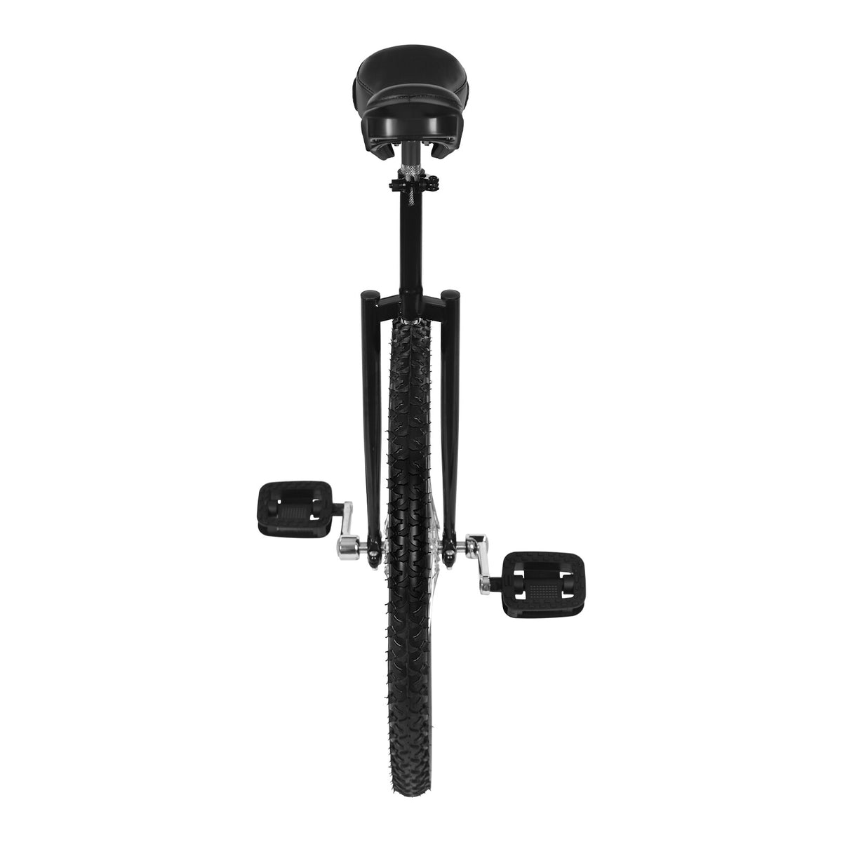24-Inch Unicycle Adjustable Height Unisex Steel Frame Bicycle