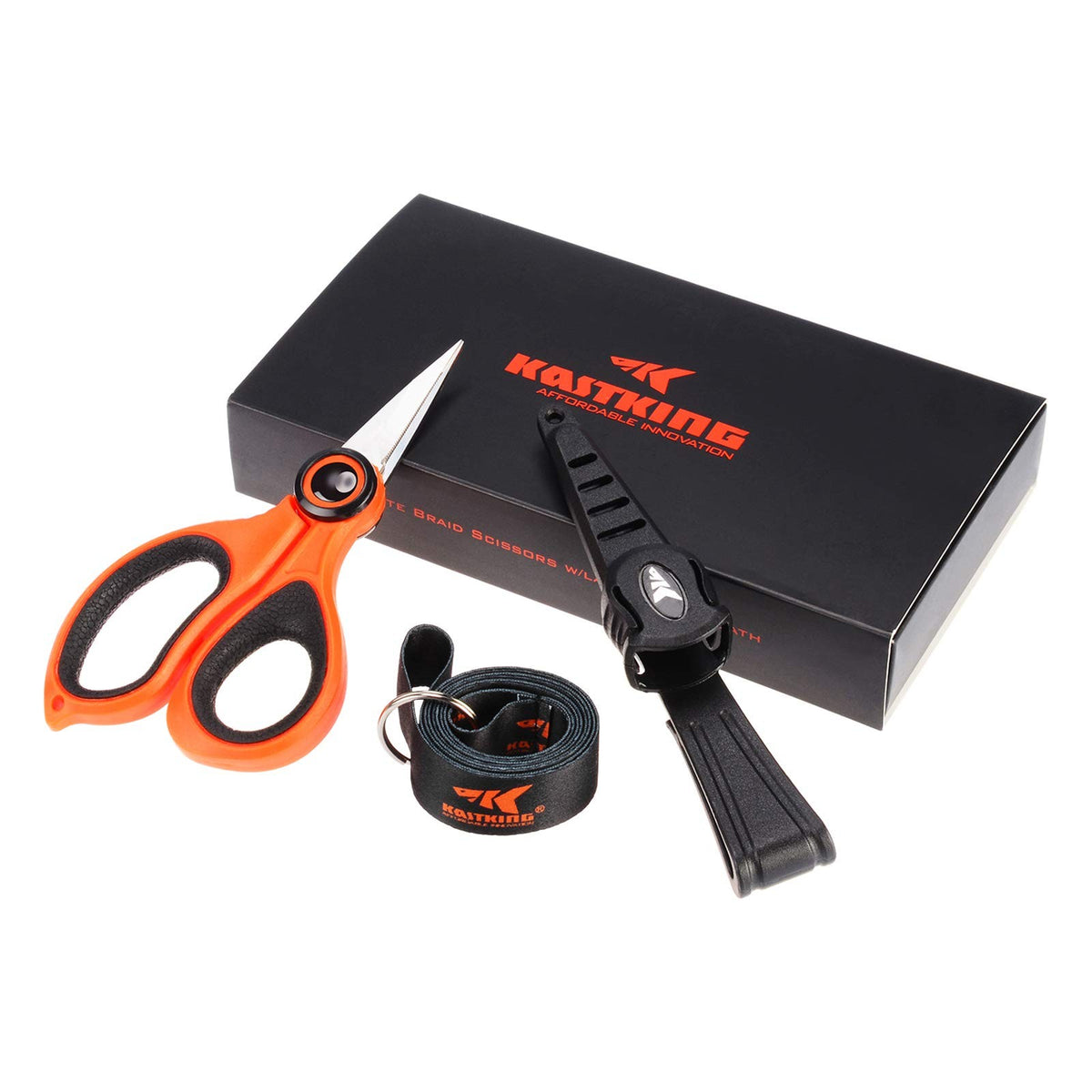 Fishing Line Scissors with Sheath - Braided Line Cutters for Saltwater and Freshwater