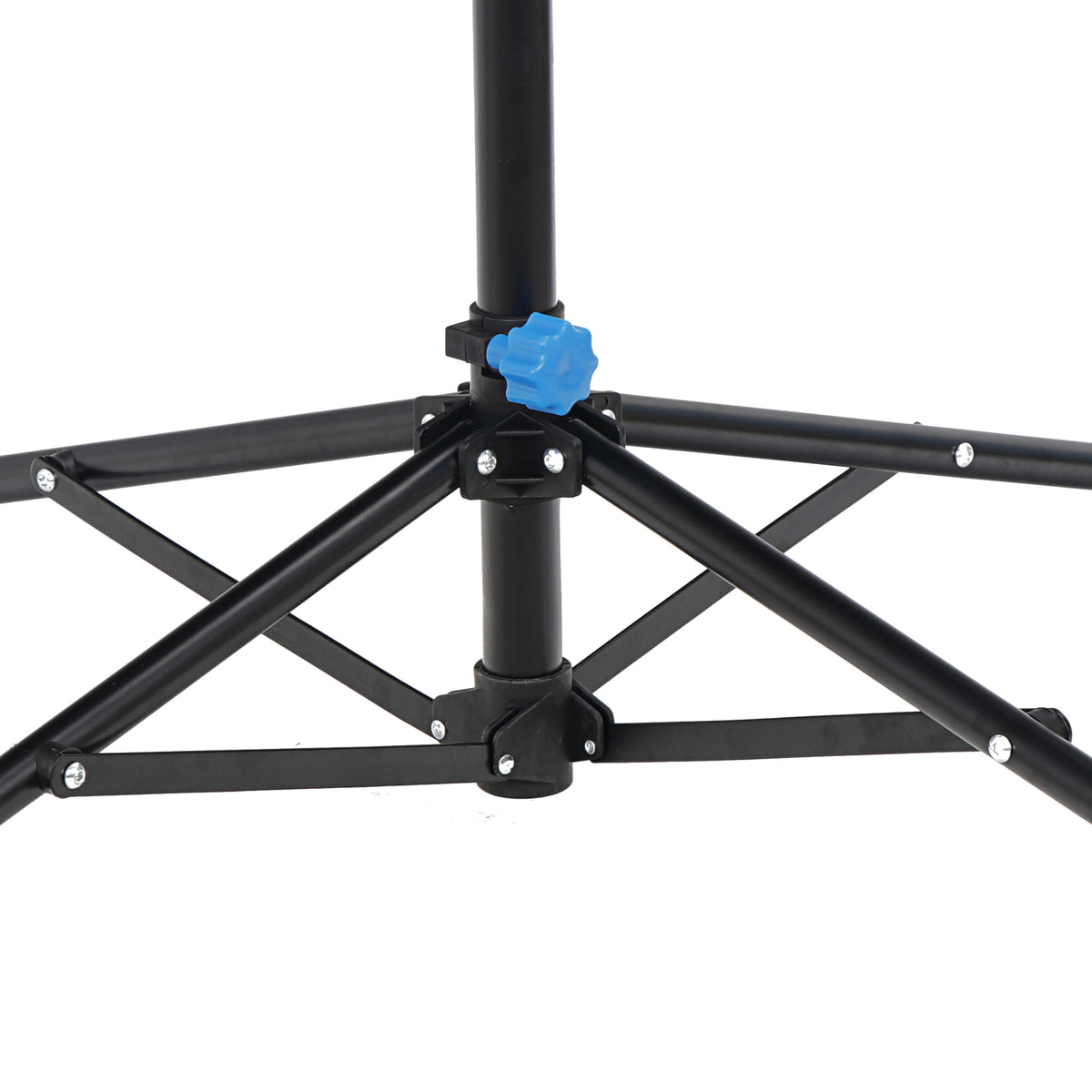 Adjustable Bicycle Repair Stand with Foldable Legs and Tool Tray