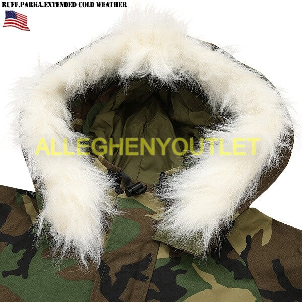 Military Fur Ruff Attachment for ECWCS Gore-Tex Parka X-Large
