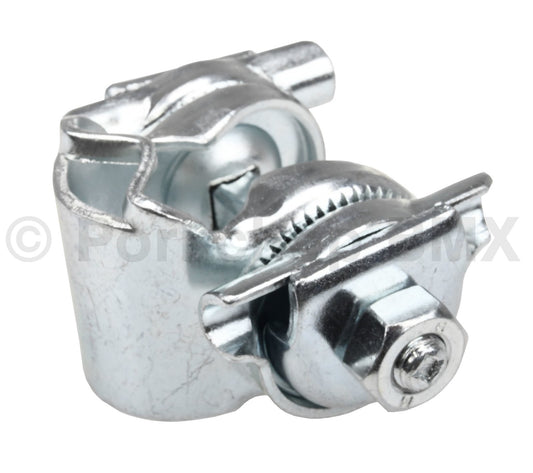 Bicycle Seat Clamp Guts - Silver for 7mm Rail & 7/8" Seat Posts