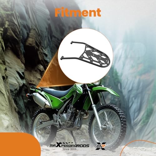 Motorcycle Luggage Rack for Kawasaki KLX250S KLX300 Enduro - Rear Cargo Rack