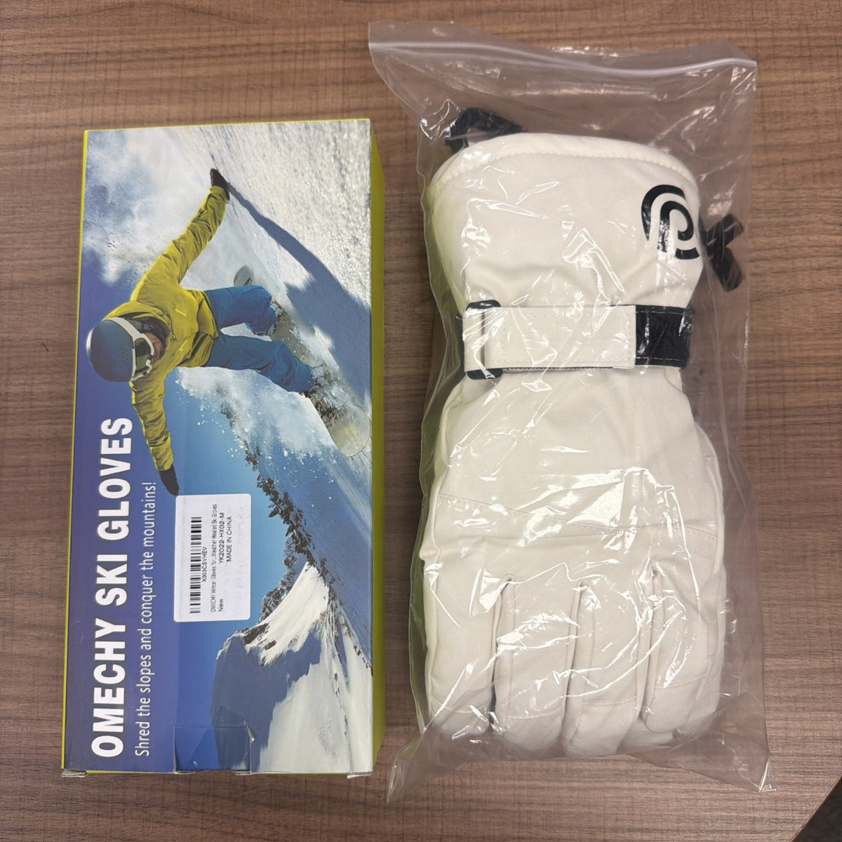 Omechy Ski Gloves - Warm Waterproof Winter Gloves for Snow Sports