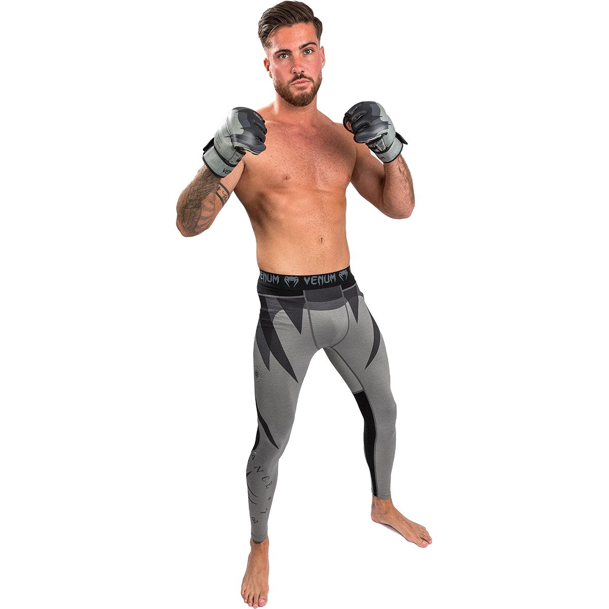 Compression Spats for Boxing & Martial Arts - Mineral Green