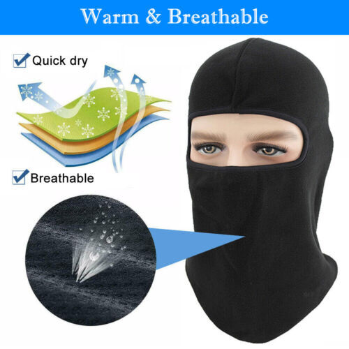 Winter Thermal Motorcycle Face Mask Windproof Full Face Ski Helmet Hood