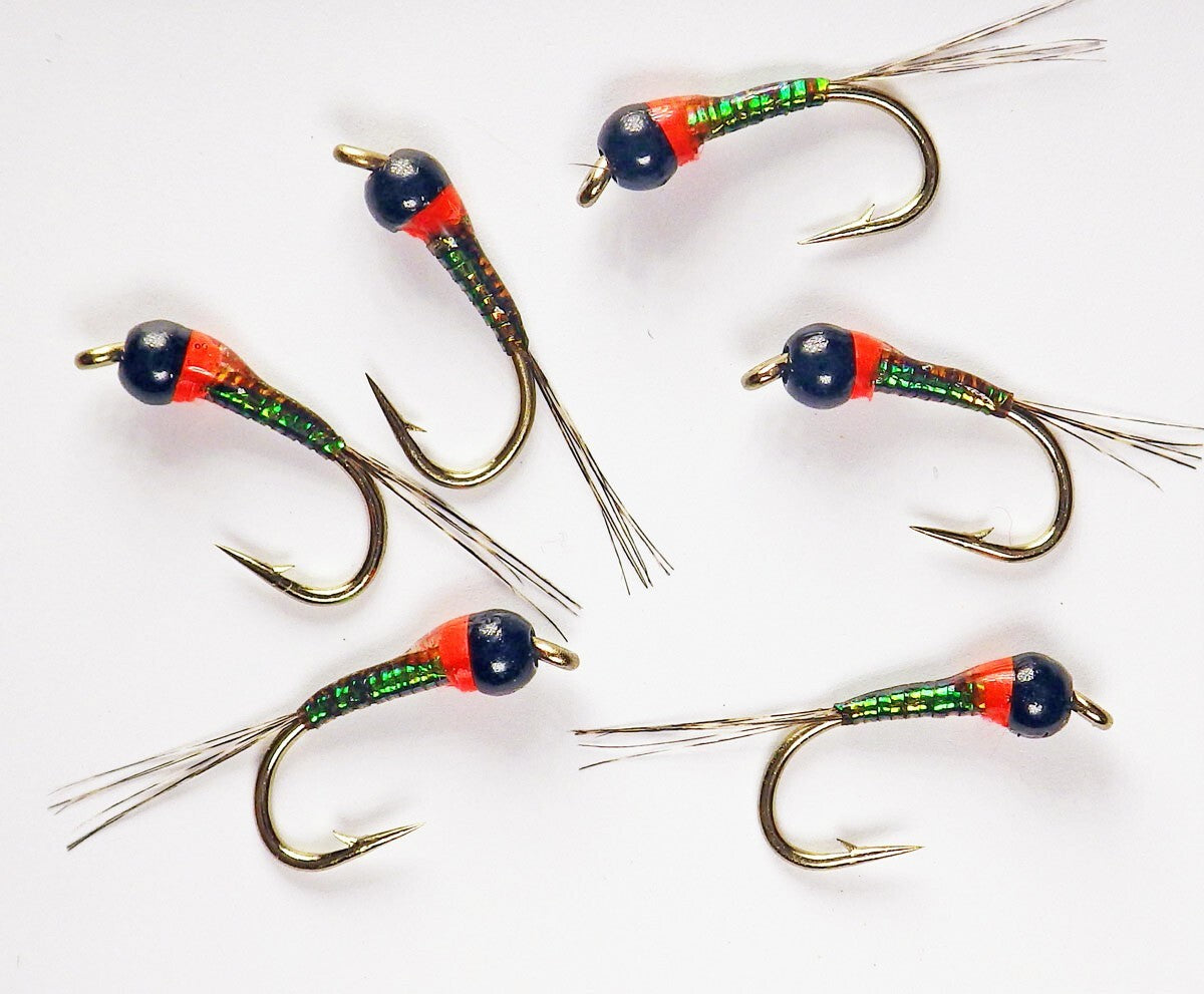 Premium Tungsten Nymphs Fly Fishing Flies for Trout - Multiple Hook Sizes