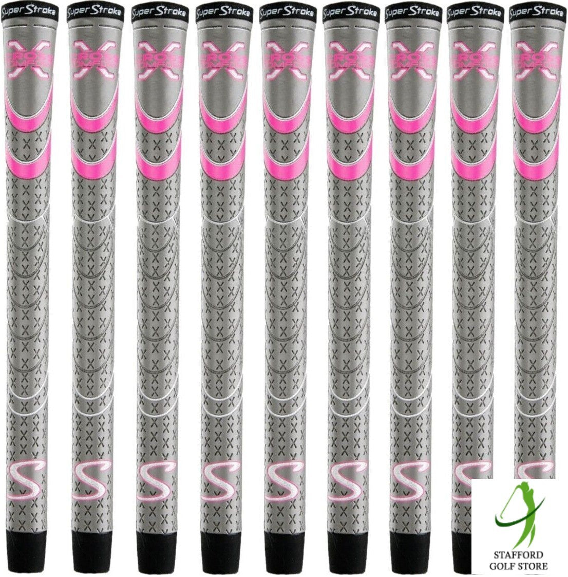 Golf Grip Set - Super Stroke Cross Comfort Undersize, Standard, Midsize & Jumbo