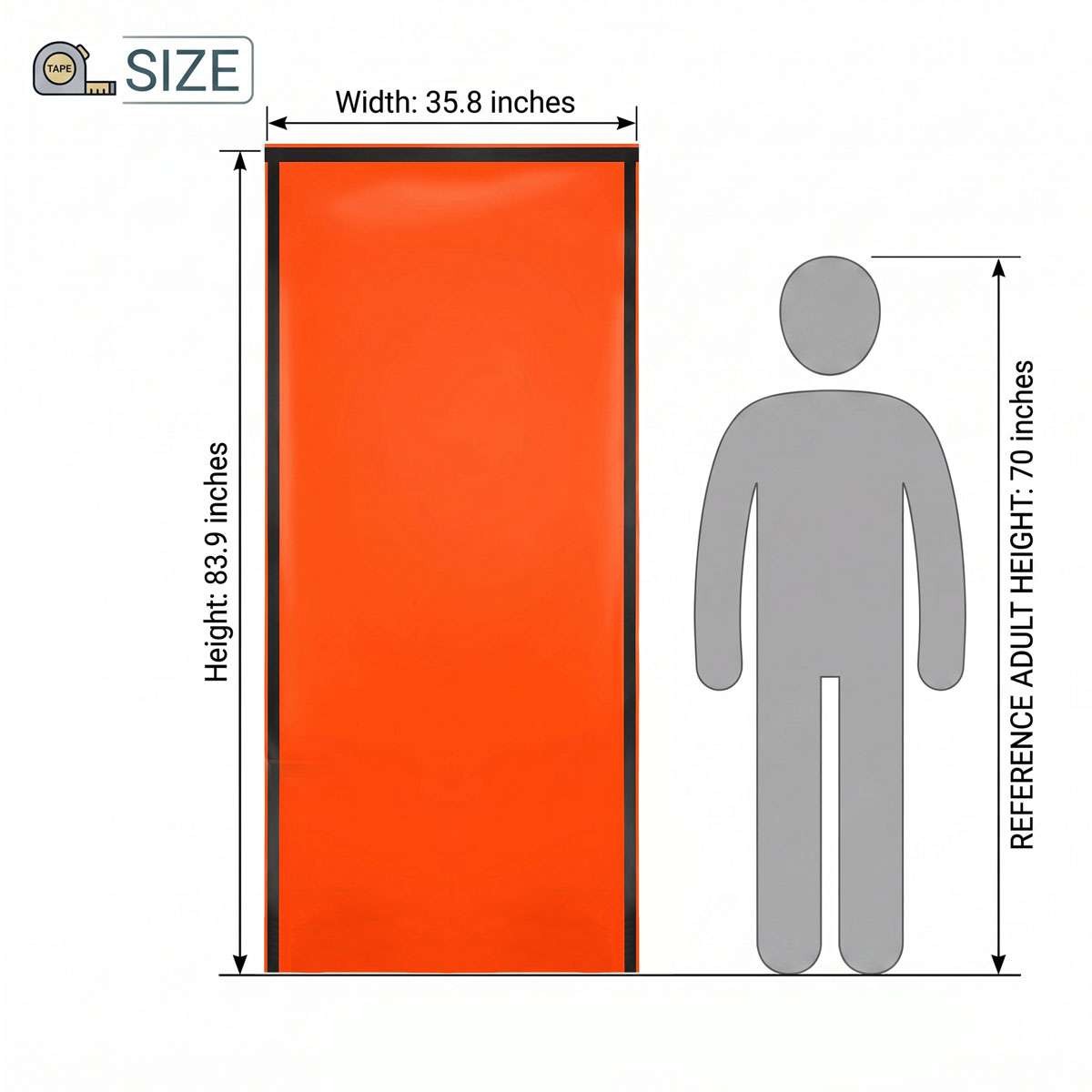 Emergency Sleeping Bag Waterproof Thermal Blanket for Outdoor Survival
