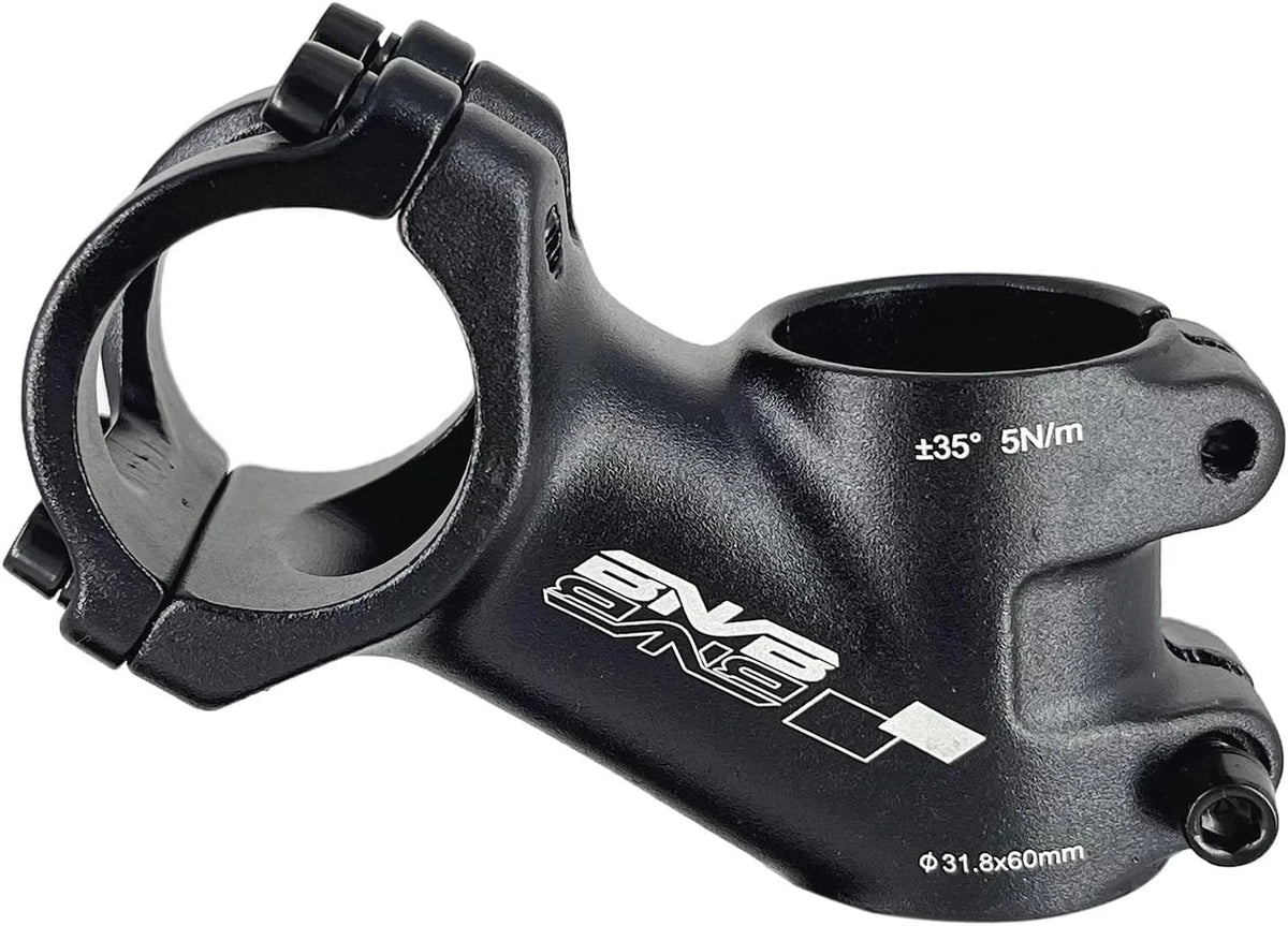 Aluminum Bike Stem 31.8mm Riser Handlebar for MTB, Road & Downhill Bikes