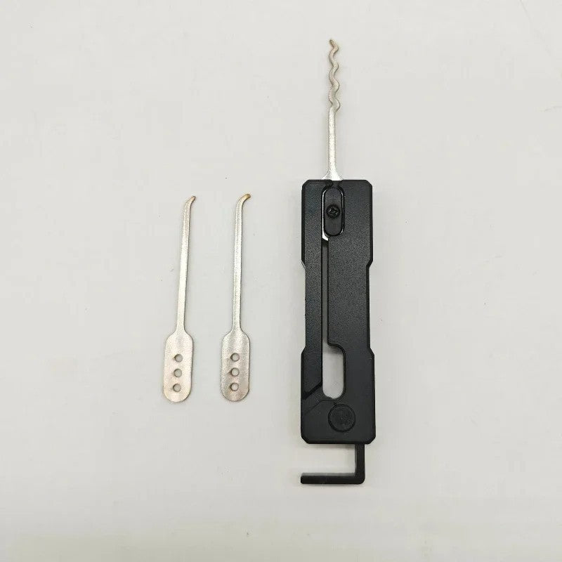 Stainless Steel Lock Pick Set Multi-Tool for Locksmithing & Hobby Use