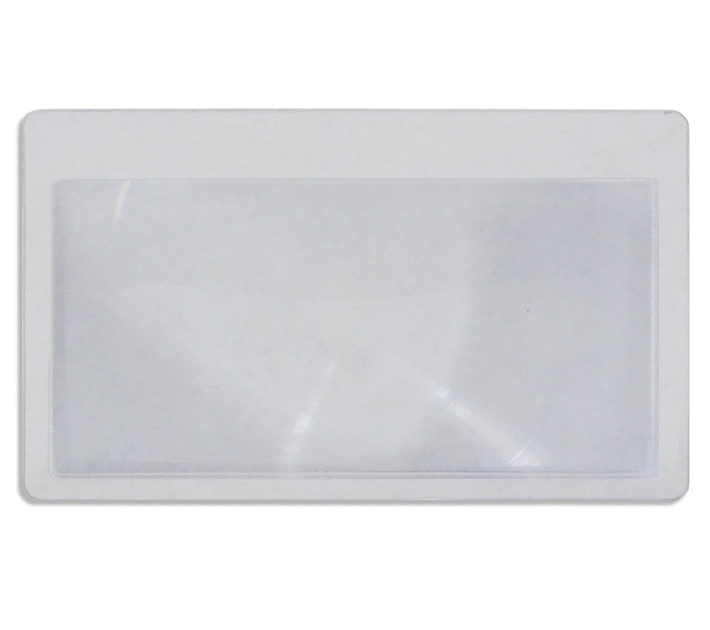 Credit Card Sized Fresnel Lens & Firestarter Set - 4 Pack Pocket Magnifiers