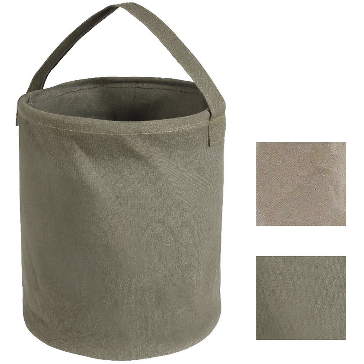 Heavy-Duty Collapsible Water Bucket with Handles for Outdoor Use