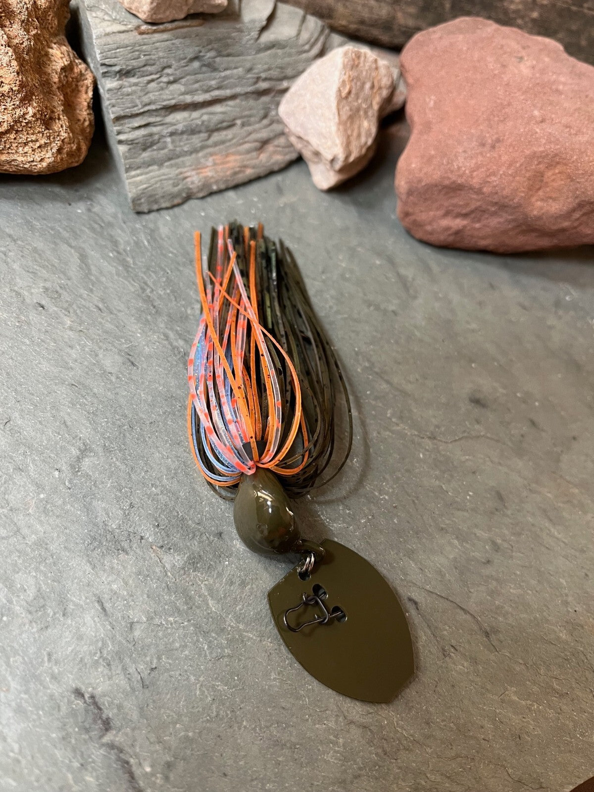 Custom Vibrating Bladed Jigs for Bass Fishing - Multiple Colors & Weights